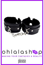 Bound To Please Furry Plush Wrist Cuffs